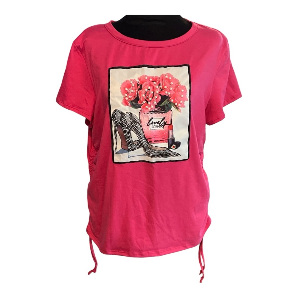 Alyssa Printed Fashion T Shirt by Size XL